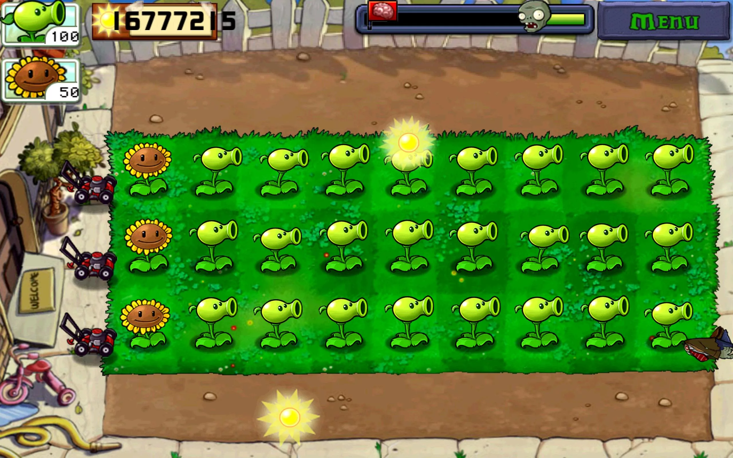 Взлом Plants vs. Zombies