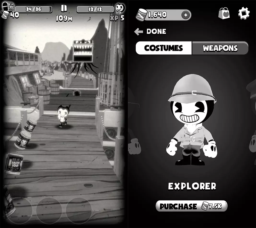 Bendy in Nightmare Run