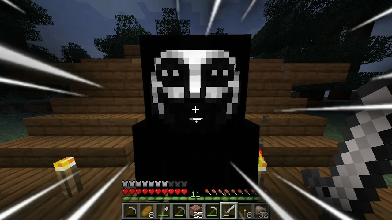 Мод The Knocker (Стучащий) для Minecraft PE