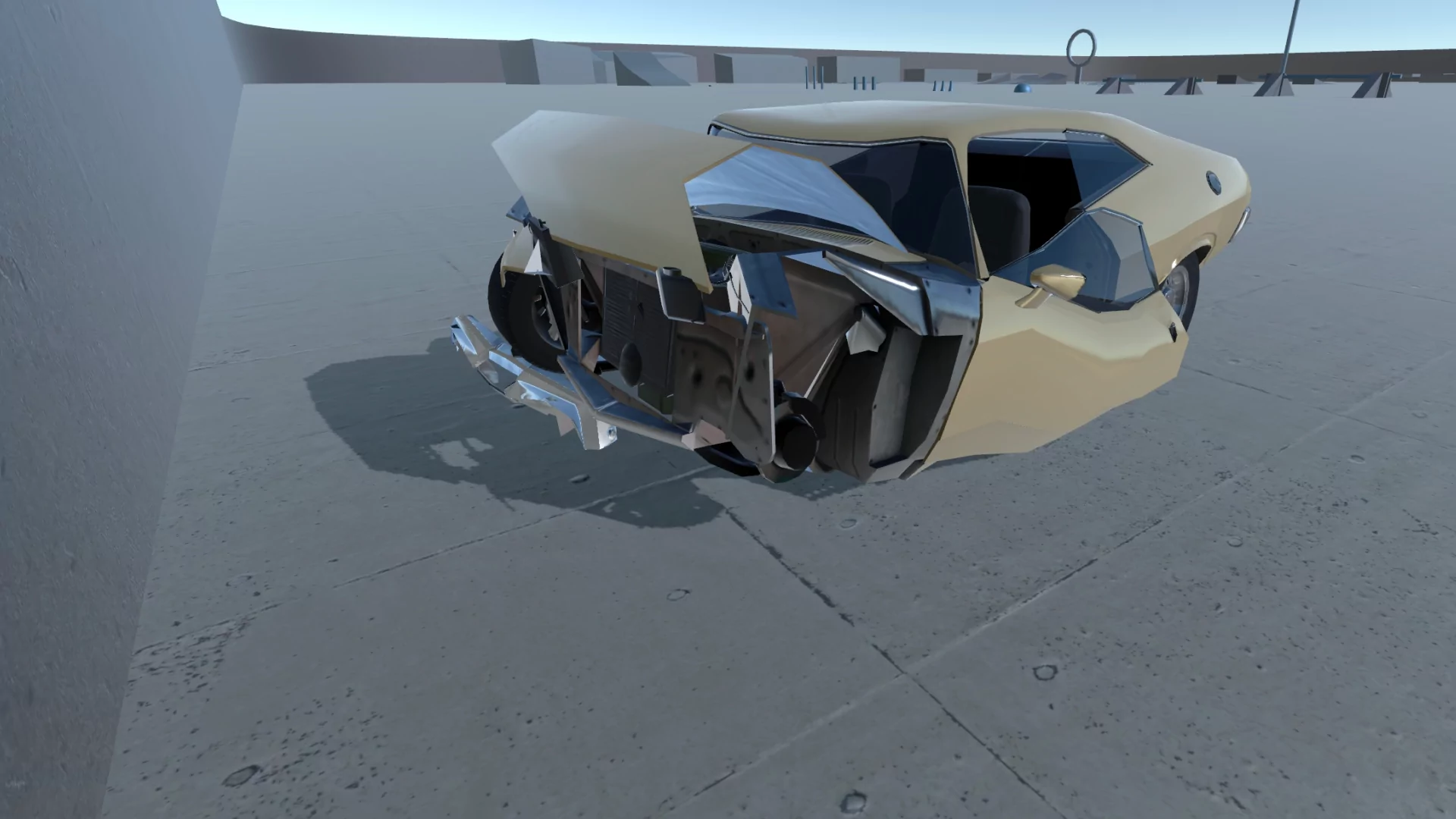 Flexbody Car Crash: Soft Body