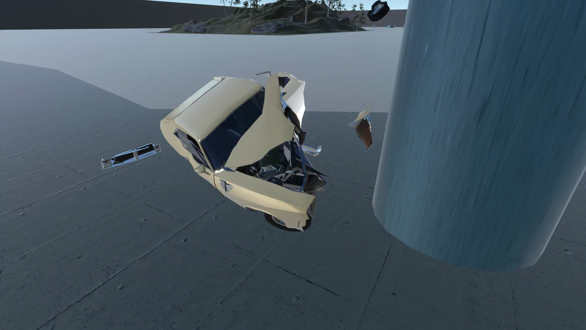 Flexbody Car Crash: Soft Body