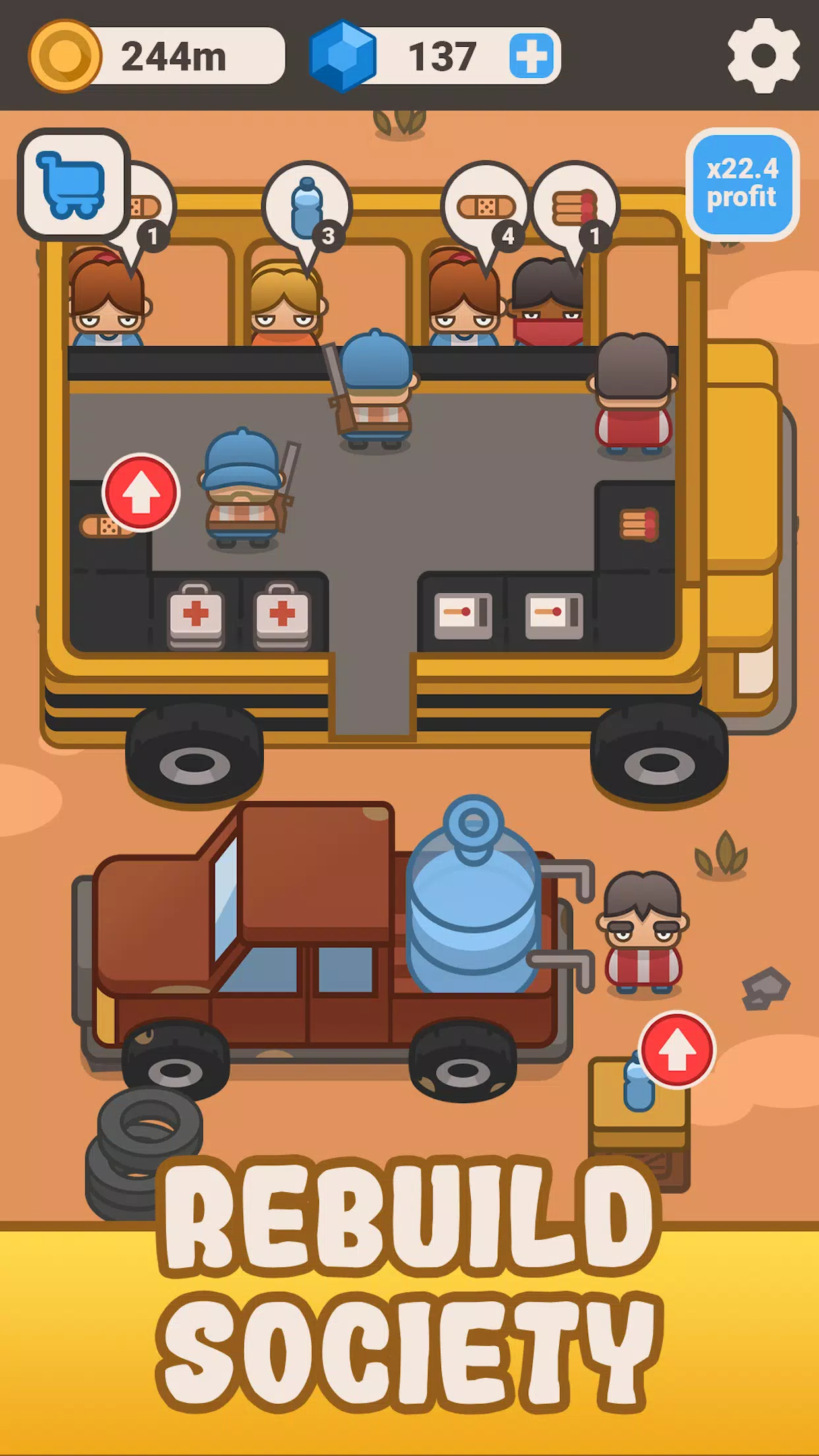 Idle Outpost: Tycoon Clicker