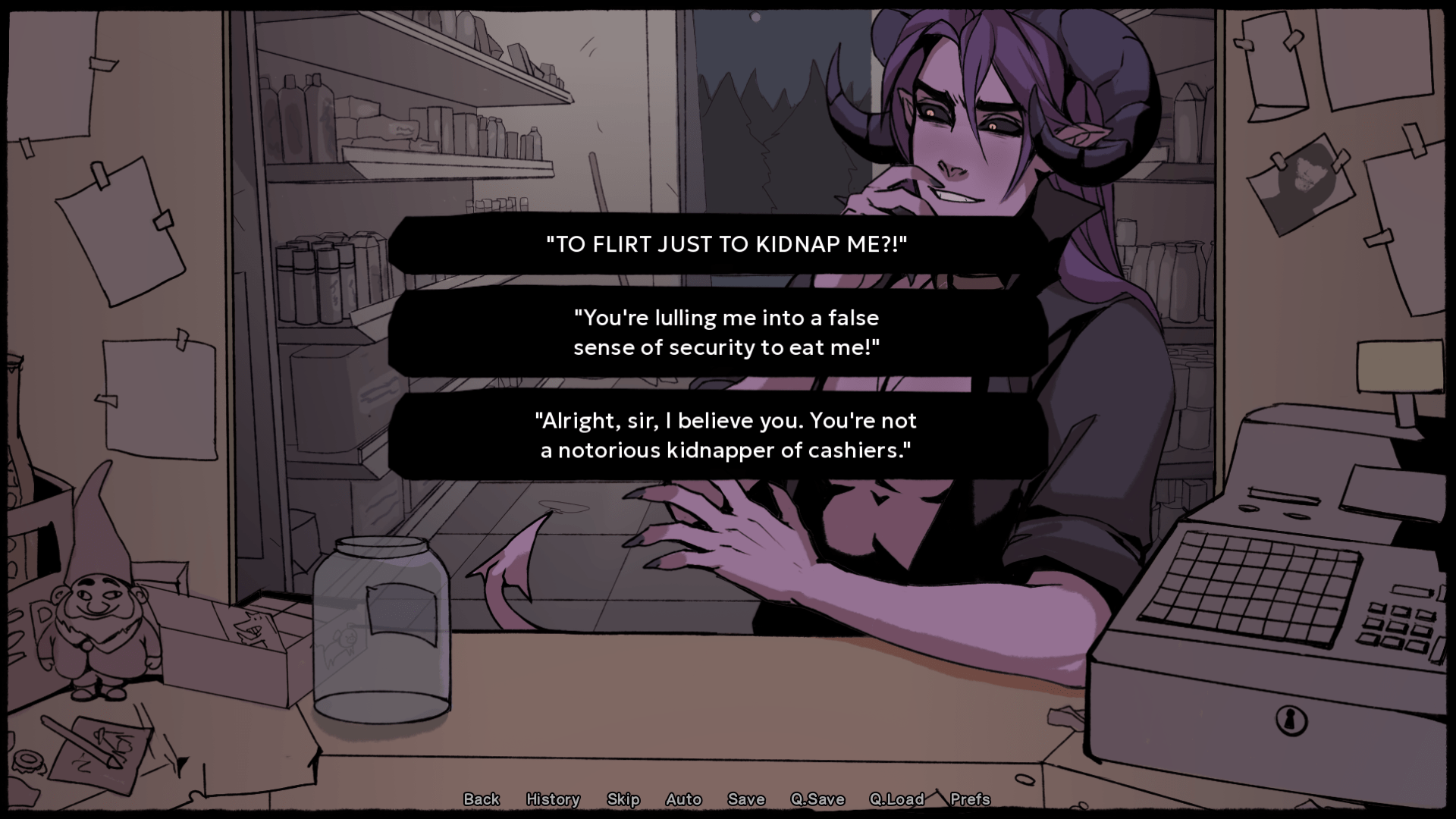 Don’t Eat the Cashier!