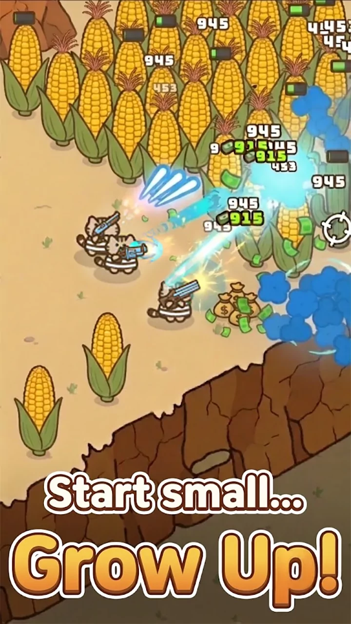 Idle Cat Gunner: Shooter RPG